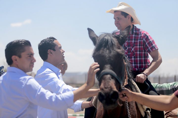 Inicia programa de rehabilitación con equinoterapia en Corregidora