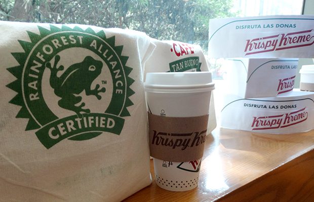 Certifica Rainforest Alliance a Krispy Kreme y los beneficios de su café