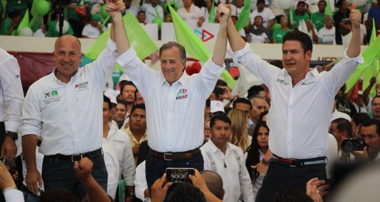 Astudillo recibe respaldo total de Meade y del Verde Nacional