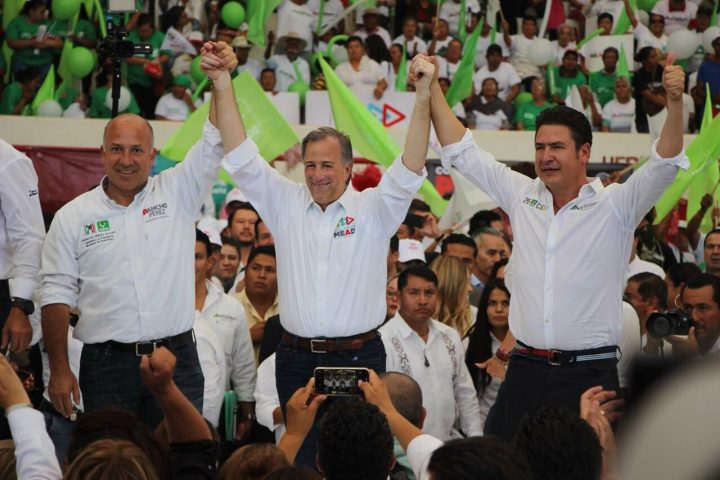 Astudillo recibe respaldo total de Meade y del Verde Nacional