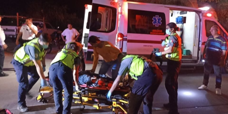 aparatoso choque en Topolobampo