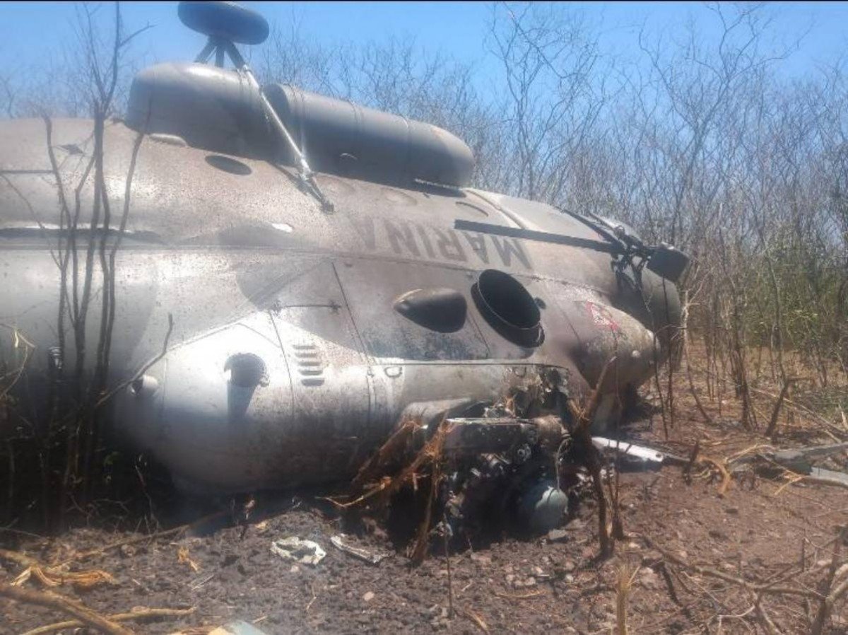 helicóptero cae en los mochis