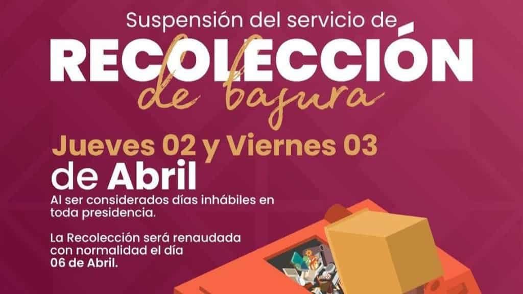 Suspende alcaldesa de Cadereyta servicio de recolección de basura por vacaciones