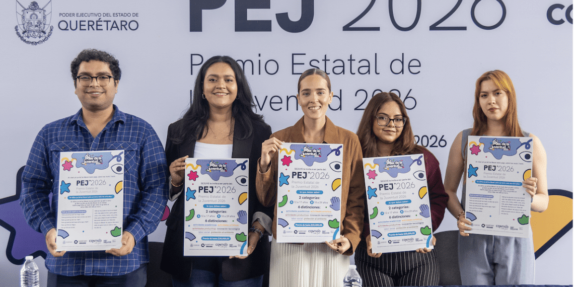 Anuncia SEJUVE la convocatoria del Premio Estatal de la Juventud 2026
