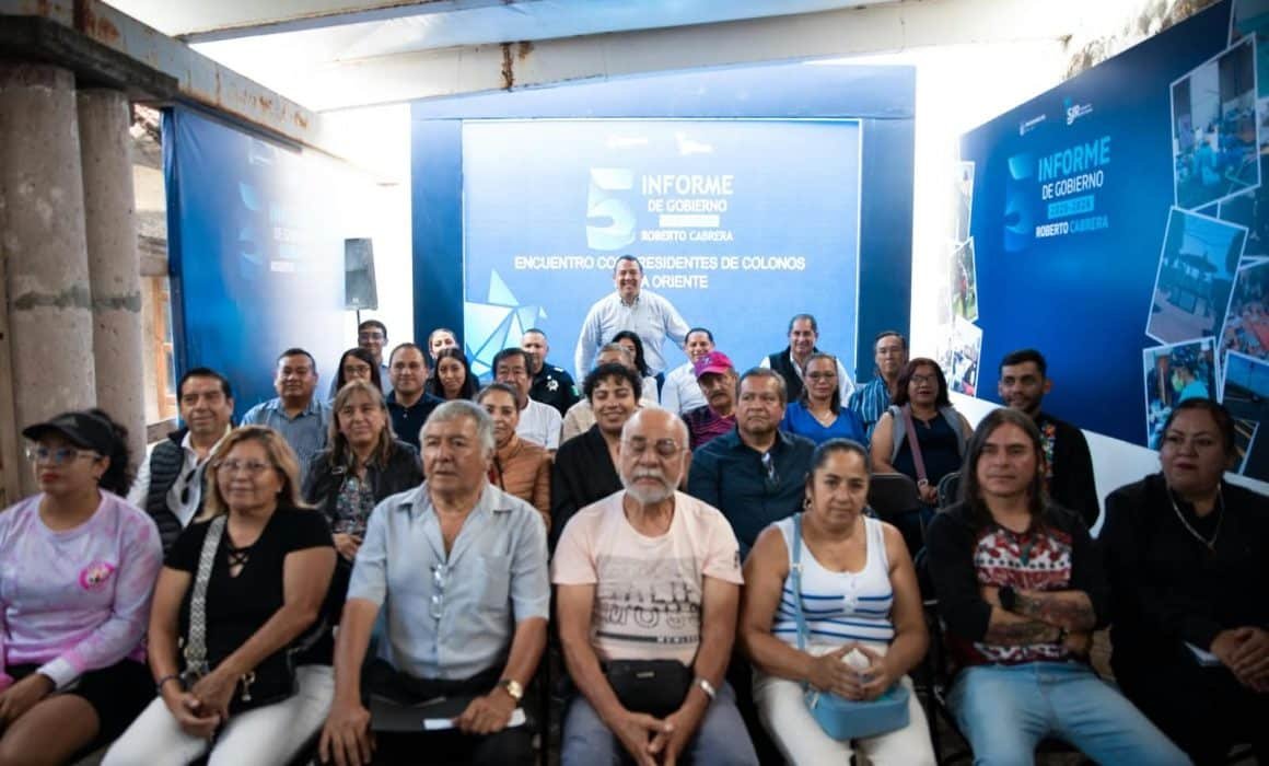 Roberto Cabrera reporta rehabilitación de más de seis kilómetros de calles